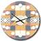 Designart 'Retro Geometric Design Vi Mid-Century Modern Wall Clock